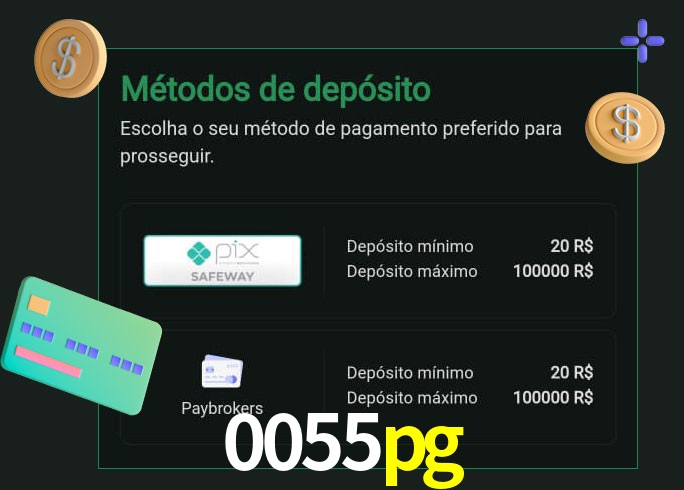O cassino 0055pg oferece uma grande variedade de métodos de pagamento